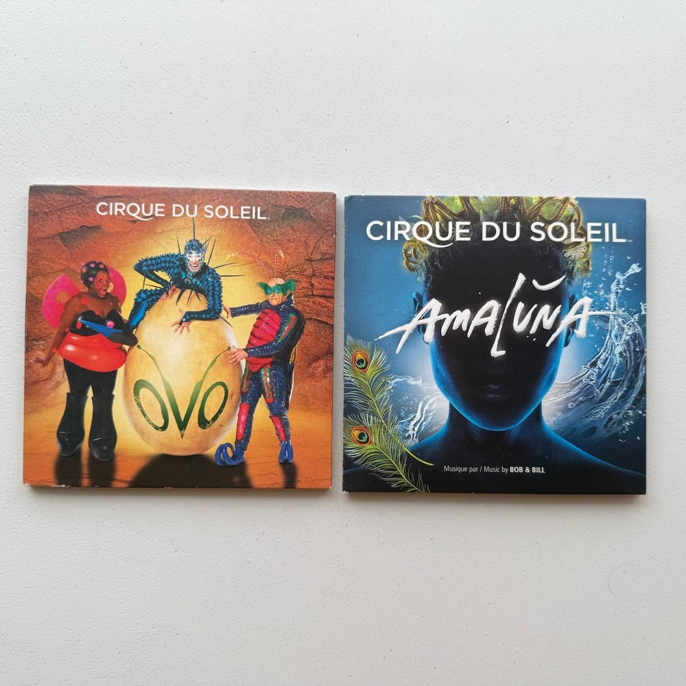 Lot 2 - Amaluna & Ovo CD Cirque Du Soleil Bob & Bill